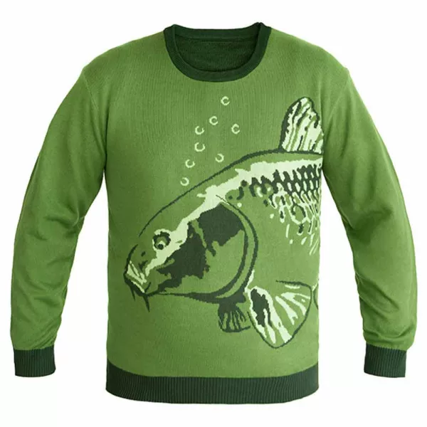 Delphin Carp Pleteni Pulover L