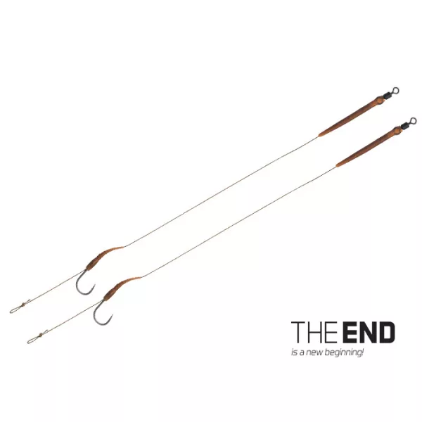 Delphin THE END Boilie Rig Povezan trnek 20cm/25lbs/#8