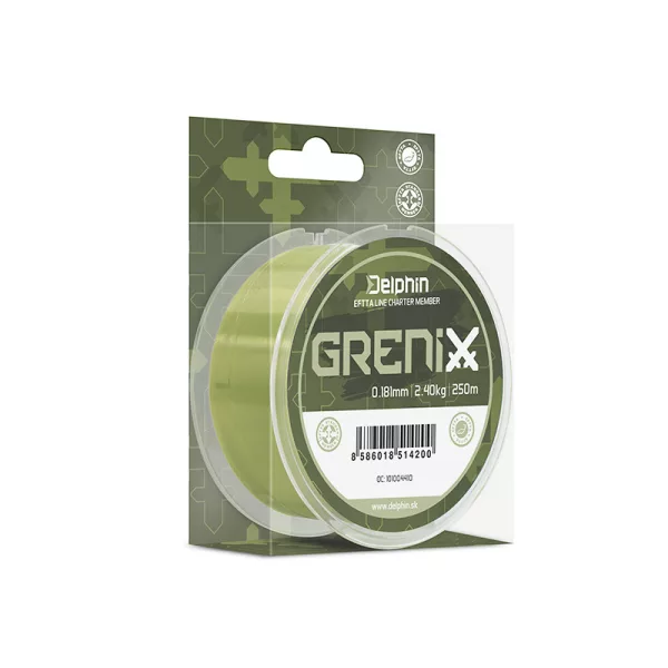 Delphin Grenix Zelena 0,203mm 250m Monofilna Glavna Vrvica