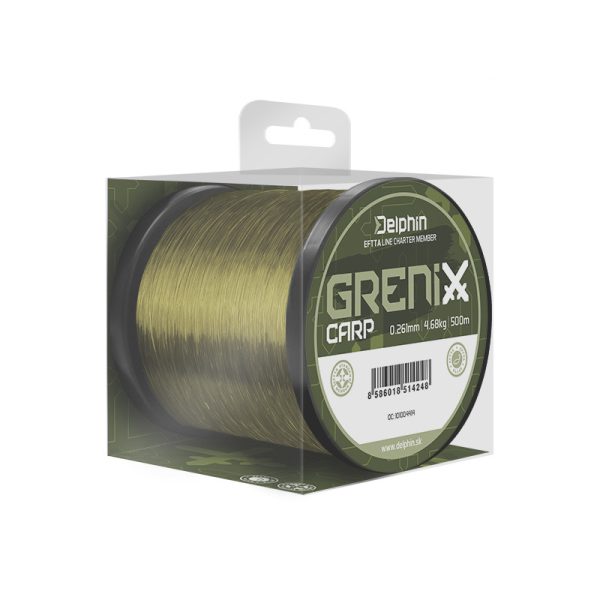 Delphin Grenix Carp Zelena 0,331mm 1000m Monofilna Glavna Vrvica