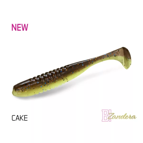 Delphin Zandera UVs Cake 10cm Plastična vaba 5db
