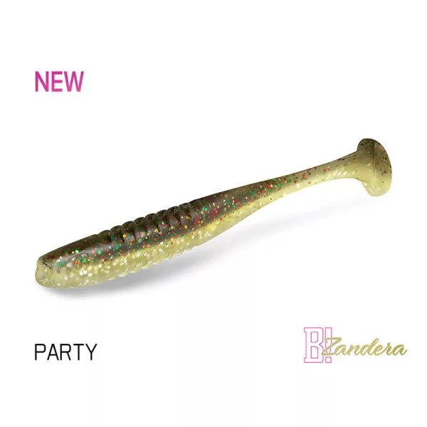 Delphin Zandera UVs Party 10cm Plastična vaba 5db