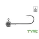 Delphin Tyre 7,5gr 2/0 Jig glava z držalom za grube 5 kos