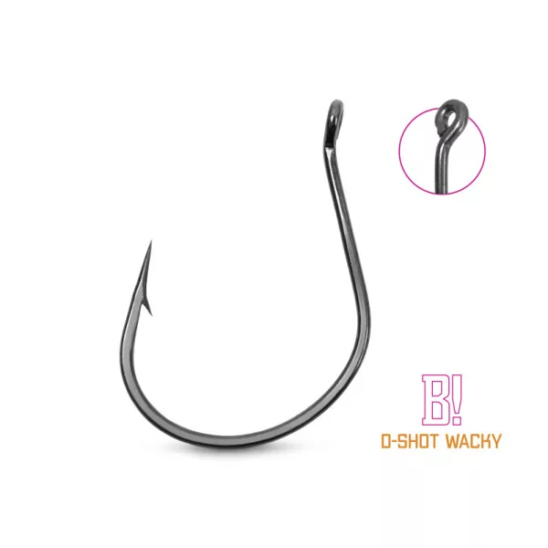 Delphin B! D-Shot Wacky 4 Ušesni, bradati dropshot trnek 8 kosov