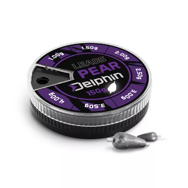 Delphin Leads Set hruškastih svincev 1,0-4,0gr 150gr