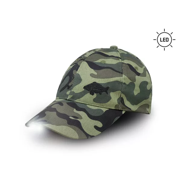 Delphin OutLine Camo LED Baseball kapa