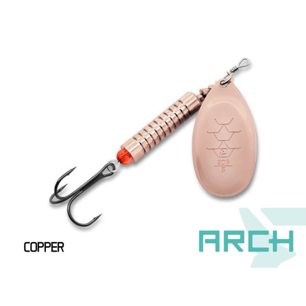 Delphin Arch Spinner Copper 2gr Vrtavka