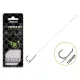 Delphin Fluoro Sting Feeder Rig 8cm Fluorokarbon Vnaprej zvezana 8 Turner Trnek 10kos.