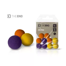 Delphin TheEnd Mešane Barve 15mm Zig Rig 10 kos