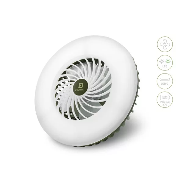 Delphin Ventix Ventilator z osvetlitvijo 4400mAh