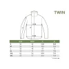 Delphin Twin Zip Fleece Kabát M