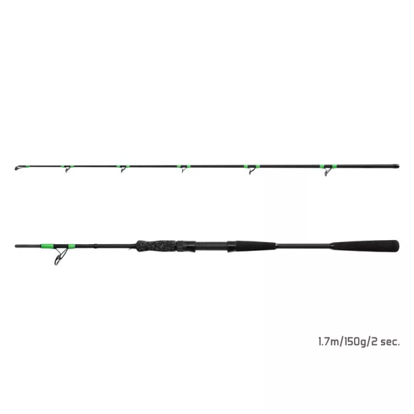 Delphin MonstaX 1,70m 150gr 2 részes Harcsázó Bot