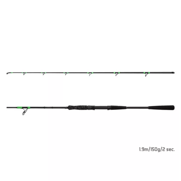 Delphin MonstaX 1,90m 150gr 2 részes Harcsázó Bot