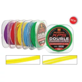 Trabucco Double Fluoro Latex 4/0,8mm 6m Tömör Rakós Gumi