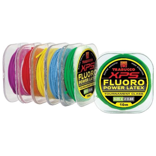 Trabucco XPS Fluoro Latex 4/0,8mm 10m Tömör Rakósgumi