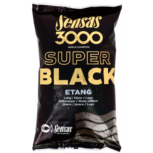 Sensas 3000 Super Black Lake Vaba 1kg
