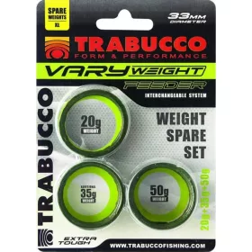   Trabucco Vary Weight Distance Cage Feeder 20gr, 35gr, 50gr Komplet uteži za feeder košarico