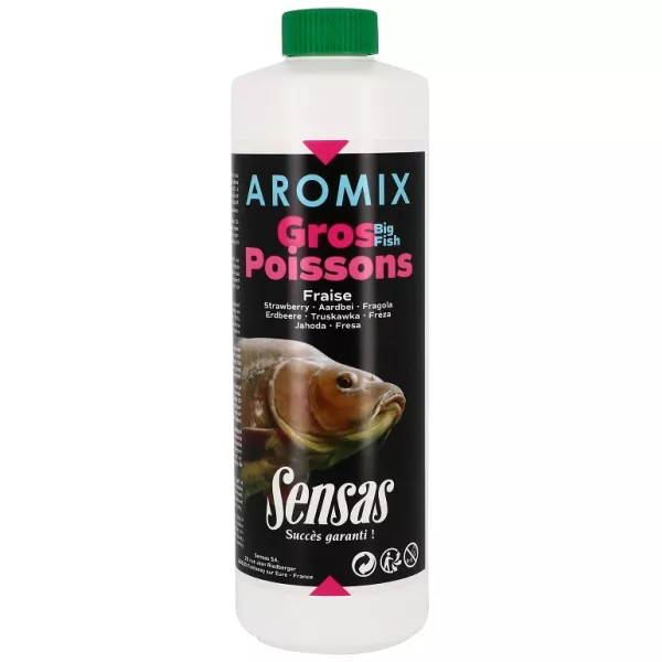 Sensas Aromix Big Fish Jagoda Tekoča Aroma 500ml