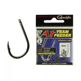   Gamakatsu A1 Team Feeder Pellet Carp Črna 6 10/paket Z ušesom Z brado Feeder trnek