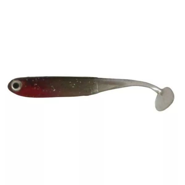 Rapture Mini Minnow Shad Tail 4,5cm Hot Silver Mehka gumijasta vaba 6 kosov