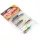 Rapture Power Minnow Set Shad Tail Clear Water 7,5cm 5gr Mehka gumijasta vaba 4 kosov