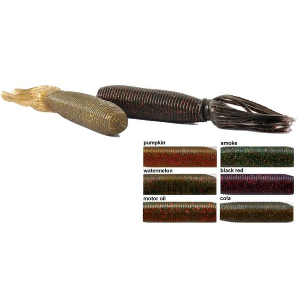 Rapture W. Medusa 10cm Črna&Rdeča Mehka gumijasta vaba 5db