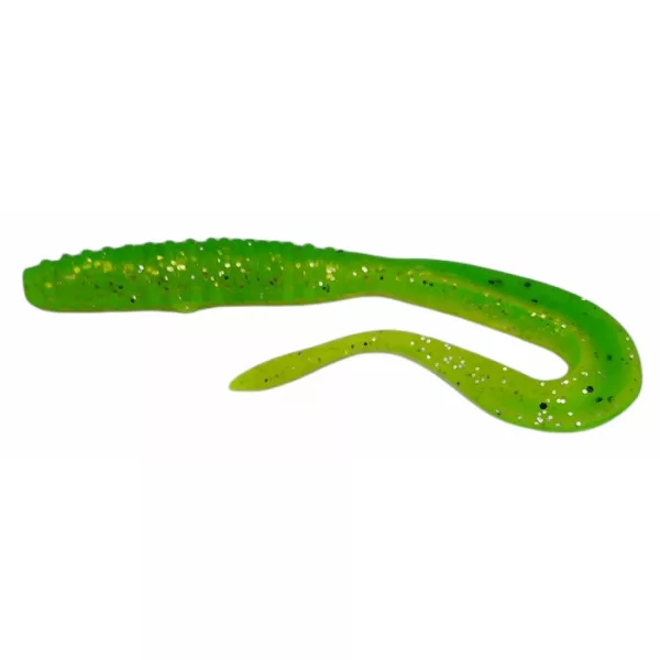 Rapture Mad Worm 8cm Neon Green Plastična vaba 10 kosov