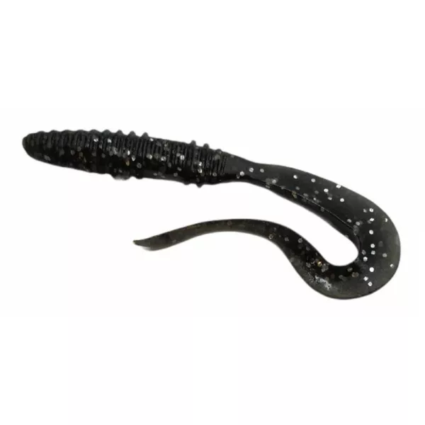 Rapture Mad Worm 10cm Dark Black Plastična vaba 10 kosov