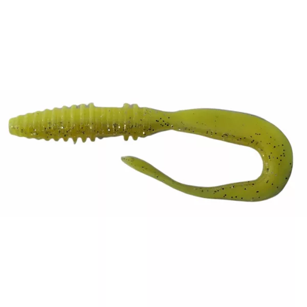 Rapture Mad Worm 10cm Chartreuse Ghost Plastična vaba 10 kosov
