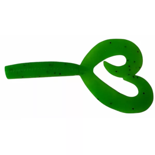 Rapture Twin Grub 9cm Zelena Limeta Plastična vaba 10kom