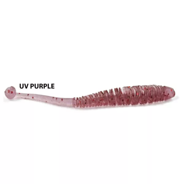 Rapture Evoke Worm 10cm UV vijolična Plastična vaba 8 kosi