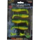 Rapture Slugger Shad Set 7,5cm Rumena / Modra 4+2kom Komplet umetnih vab
