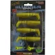 Rapture Slugger Shad Set 7,5cm Chartreuse Ghost 4+2kom Komplet umetnih vab