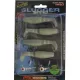 Rapture Slugger Shad Set 7,5cm Žareča 4+2kom Komplet umetnih vab
