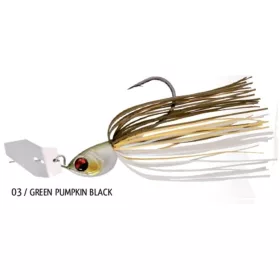 Rapture Windex BK Chatter Bait 14gr GPB Jig Glava s krilom