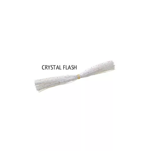 Rapture Nadomestno krilo za spiner & jig Crystal Flash Gumijasto krilo Plastična vaba