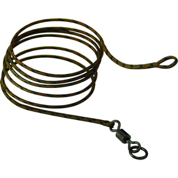 K-Karp DT Uni Link SW 90cm Rjava predvrvica z vgrajenim svincem in vrtljivko 2 kos