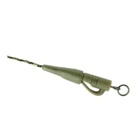   K-Karp DT XTR Clip 90cm Zeleni svinčen predvez s hitro sponko 2kom