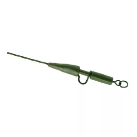   K-Karp DT Metal Clip 90cm Zeleni svinčen predvez z varnostno sponko 2kom