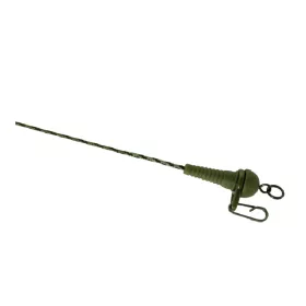   K-Karp DT Sleeve Rig 90cm Rjavi svinčen predvez z varnostno sponko 2kom