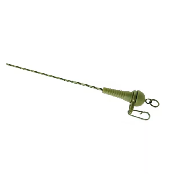 K-Karp DT Sleeve Rig 90cm Zeleni svinčen predvez z varnostno sponko 2kom