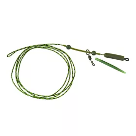   K-Karp DT Heli Rig 90cm Zeleni svinčen predvez z varnostno sponko 2kom