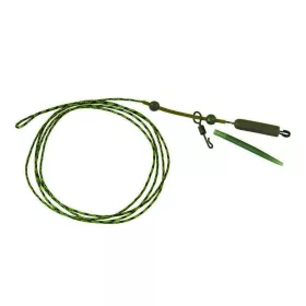   K-Karp DT Heli Rig 90cm Rjavi svinčen predvez z varnostno sponko 2kom