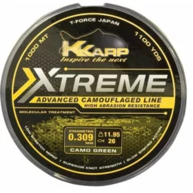 K-Karp Extreme Camo Weed 1000m 0,30mm Monofil Glavna vrvica