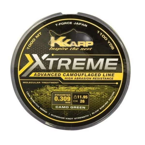 K-Karp Extreme Camo Weed 1000m 0,35mm Monofil Glavna vrvica