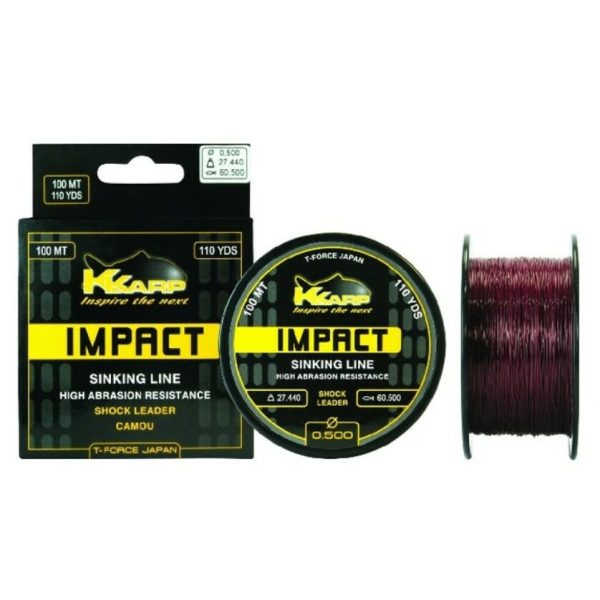 K-Karp Impact Shock Leader 100m 0,50mm Monofil Glavna vrvica