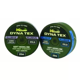K-Karp Elusive 20m 15lb Camo zelena pletena predvrvica