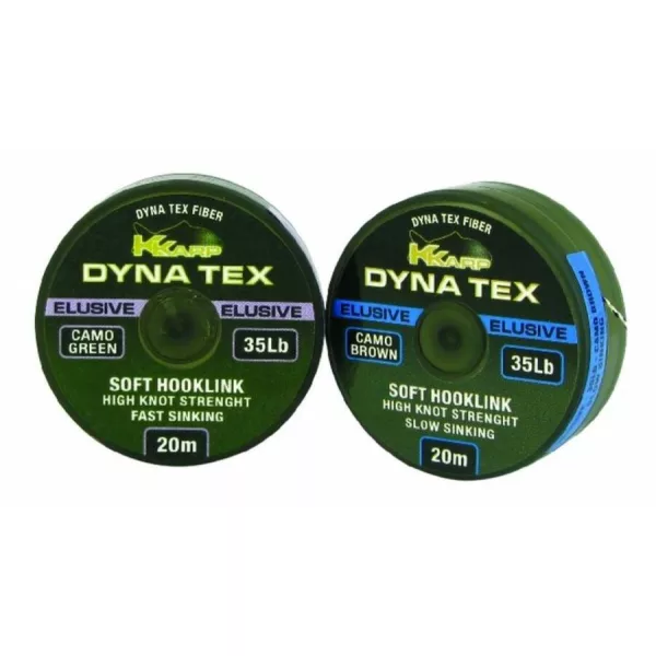 K-Karp Elusive 20m 25lb Camo zelena pletena predvrvica