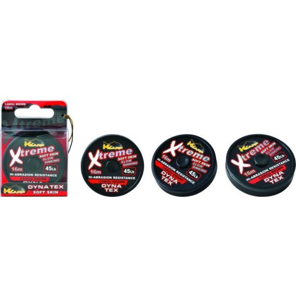 K-Karp Dyna Tex Xtreme Soft 16m 45lb Camo zelena predvrvica