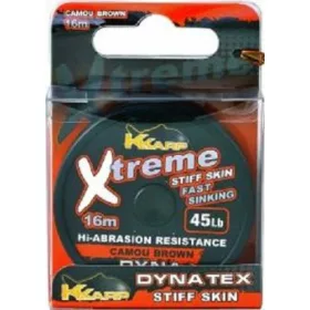 K-Karp Dyna Tex Xtreme Stiff 16m 45lb Camo rjava predvrvica